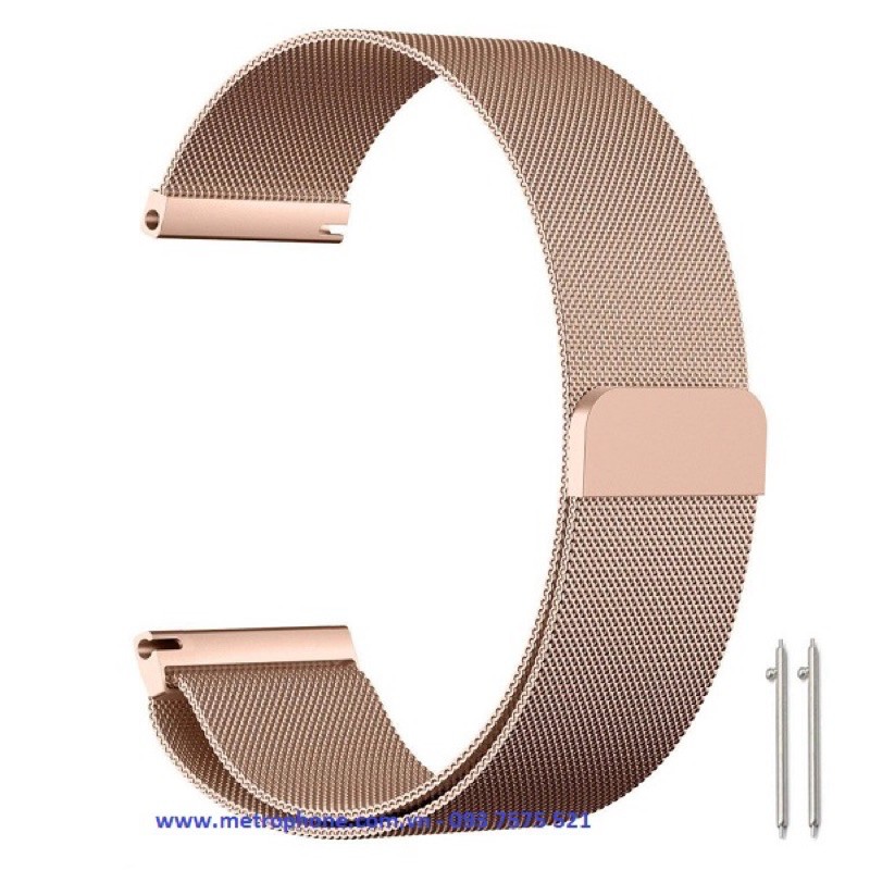 dây kim loại milanese loop cho watch 3 41mm