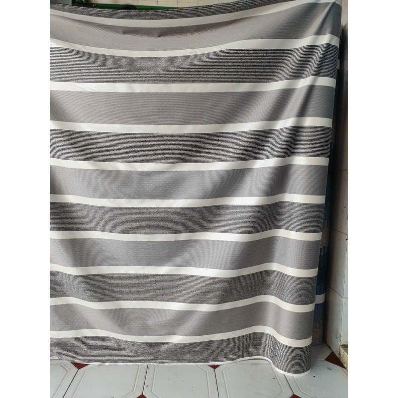 vải cotton sọc Hàn Quốc chuyên dùng may drap - khổ vải m6