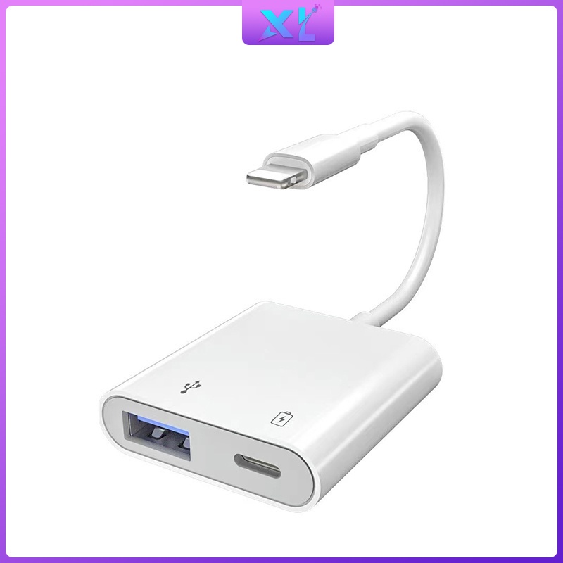 Đầu Chuyển Đổi Cáp OTG Sang USB Tiện Dụng Cho IOS 13 U Disk OTG tablet táo IP11 Pro Xs Max Xr X 6 7 8 Plus