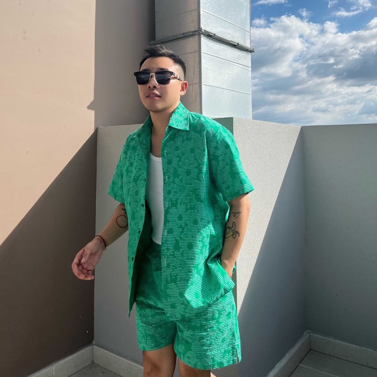 Set quần áo vải cotton UNCLÉ Stitches