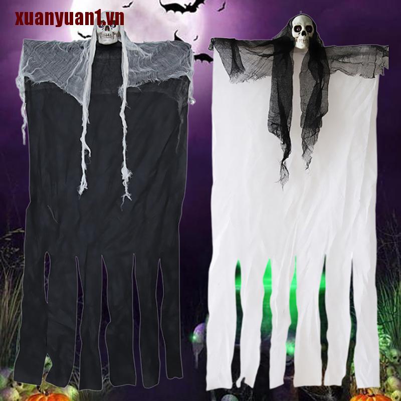 Bộ Xương Trắng Đen 100cm Trang Trí Halloween 2020