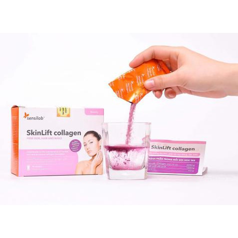 Skinlift Collagen- Hỗ trợ bổ sung collagen cho cơ thể, hạn chế quá trình lão hóa da, hỗ trợ làn da mịn màng, săn