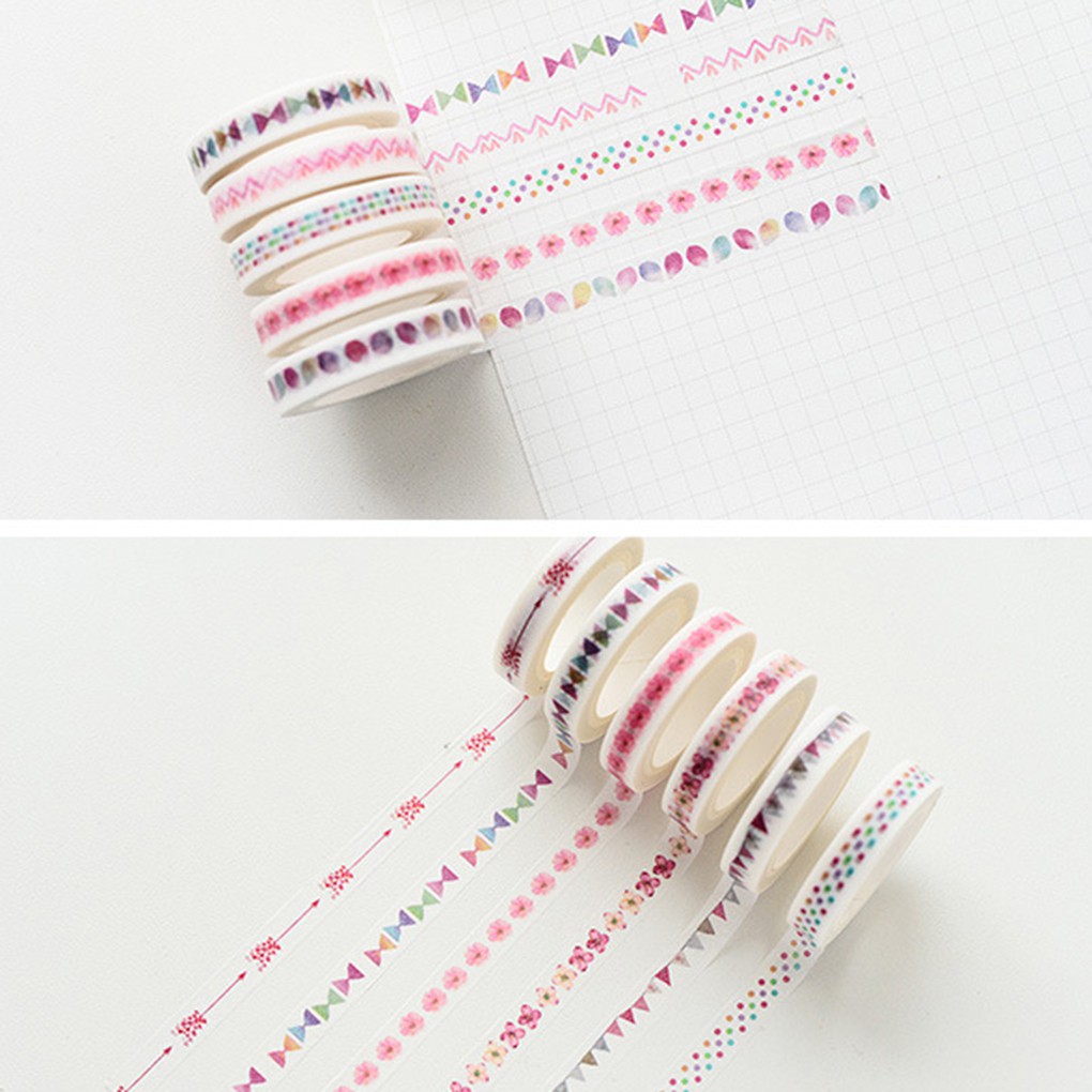 Băng Keo Dán Trang Trí Nhiều Họa Tiết Đáng Yêu