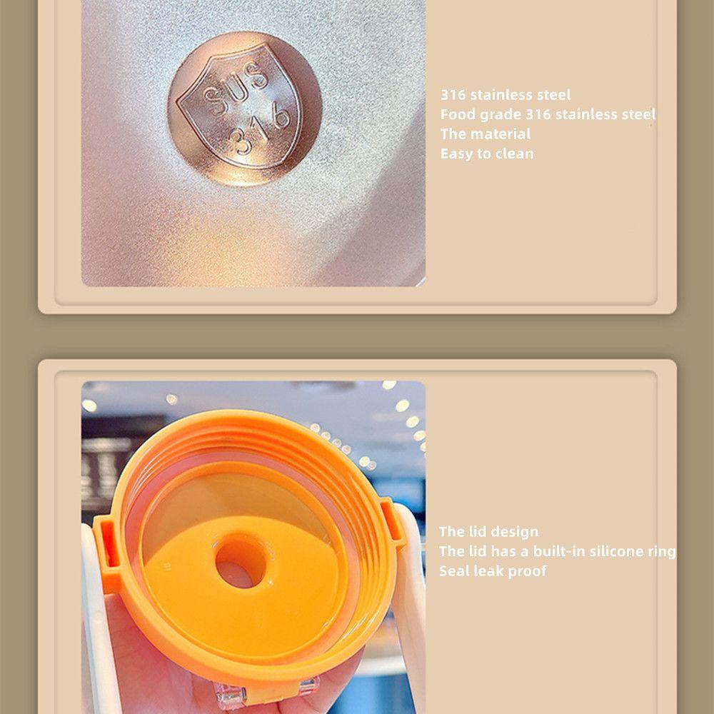 Bình Nước Giữ Nhiệt Bằng Thép Không Gỉ Dễ Thương Hiệu Kat1 780ml