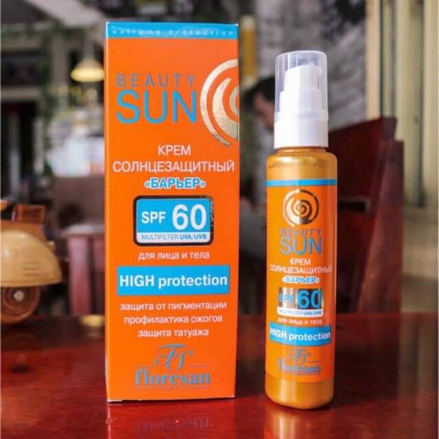 Kem chống nắng Floresan Beauty Sun Total Block SPF 100 chống nắng phổ rộng, chống nước