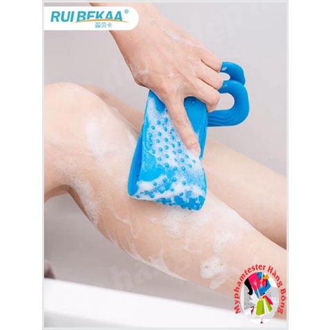 Đai tắm silicone chà lưng siêu mềm và sạch