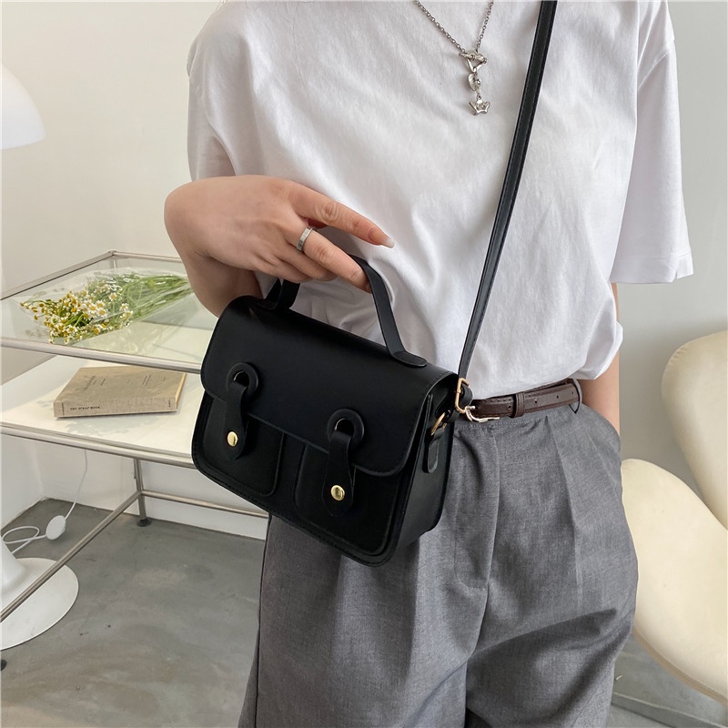 Túi xách IELGY đeo chéo 1 vai phong cách retro phương Tây thường ngày