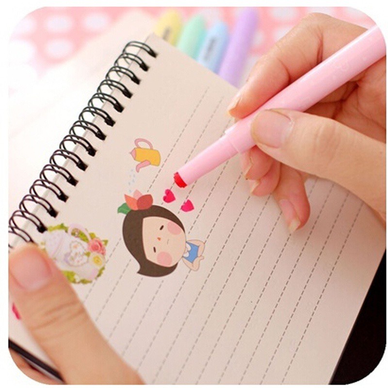 Bút dạ quang nhiều màu sắc