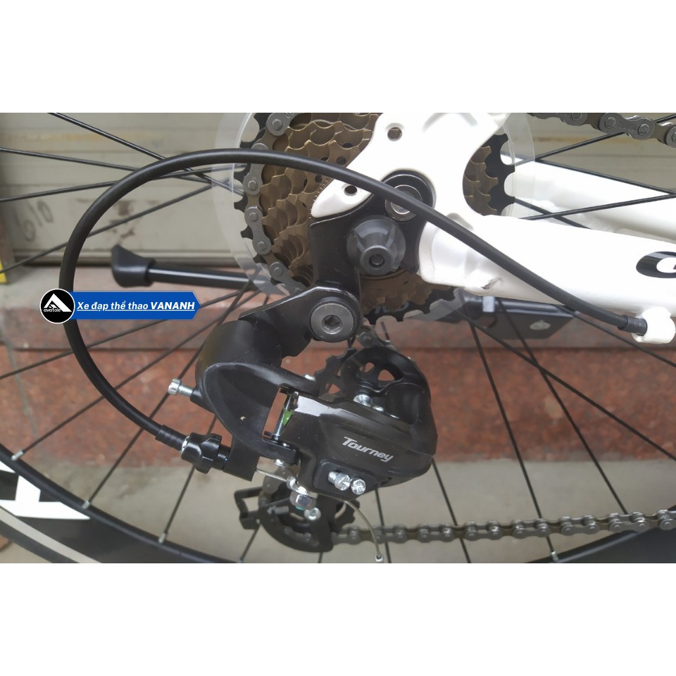 Xe đạp đua GALAXY LP400, Khung Sườn Hợp Kim Nhôm, Bộ truyền động SHIMANO, Vòng bánh 700X25C Màu Đỏ Đen Trắng