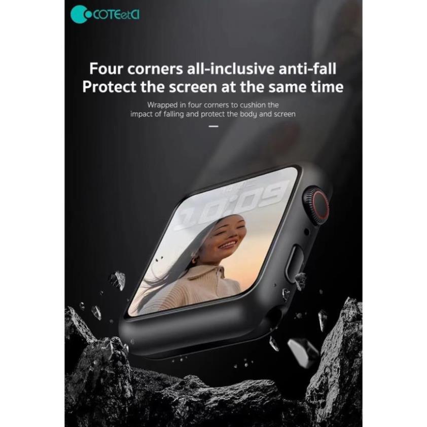 Ốp Bảo Vệ Apple Watch Series 7/6/5/4/3/2 cảm ứng mượt - chính hãng Coteetci