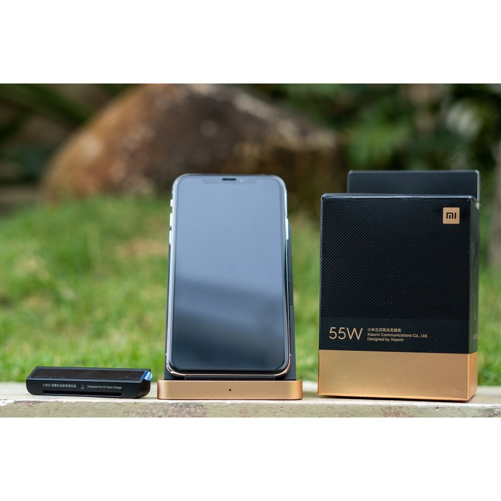 Đế Sạc Nhanh Không Dây Xiaomi Mijia 55w Tích Hợp Quạt Làm Mát , củ sạc pin điện thoại hiện đại