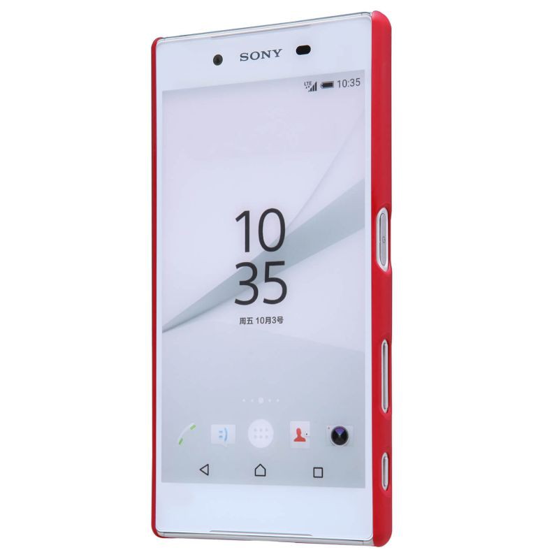 Ốp lưng sần cho Sony Xperia Z5 chính hãng Nillkin nhựa PC cao cấp ( Tặng Kèm Miếng Dán Màn Hình )