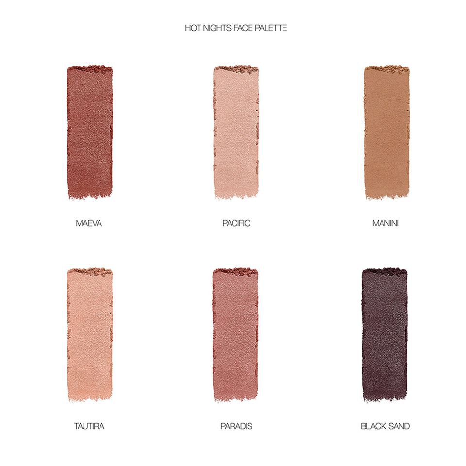 BẢNG PHẤN TỔNG HỢP MẮT - BẮT SÁNG - TẠO KHỐI NARS HOT NIGHTS FACE PALETTE CHÍNH HÃNG - 3653