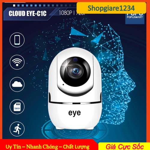 Camera WIFI EYE C3Y 1080P chống trộm - Phần mềm YCC365PLUS - Âm thanh 2 chiều