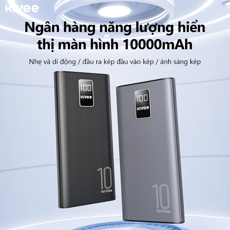 Sạc dự phòng 10000mAh 20000mAh BASIKE 10W Với đèn Pin Cho iPhone Huawei Samsung OPPO - Bảo hành 12 tháng