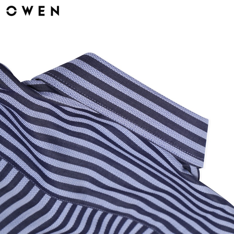 Áo Sơ mi dài tay nam Owen chất Sen dáng Slimfit màu xanh tím nhạt - AS91502D | BigBuy360 - bigbuy360.vn