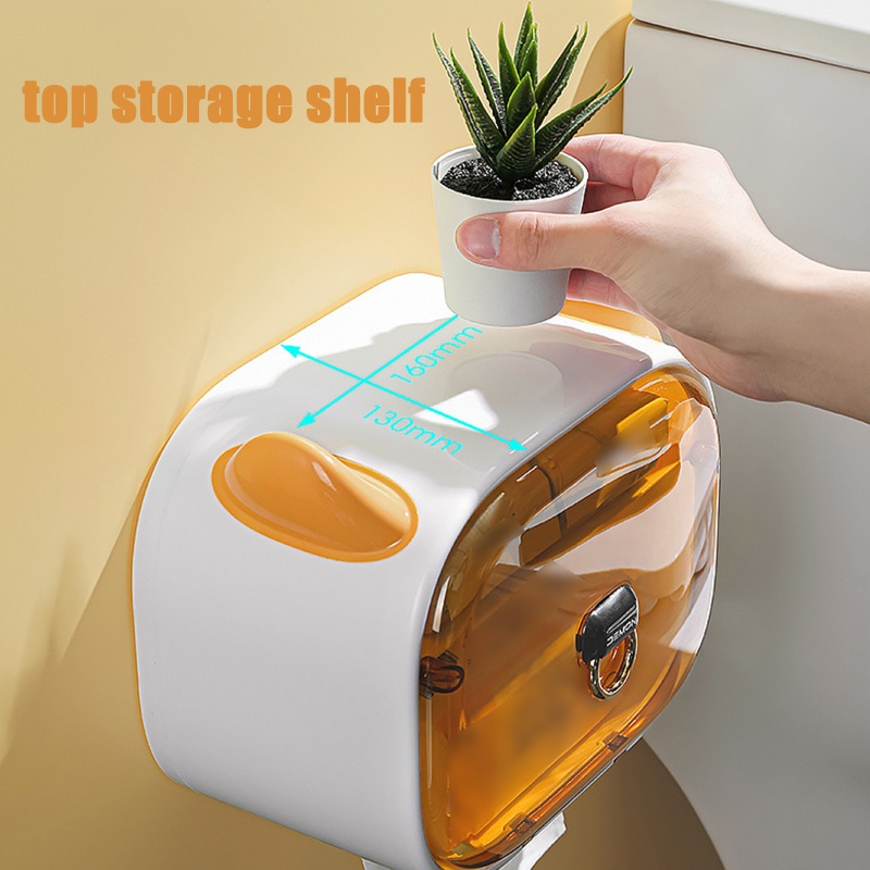 QQ Hộp Đựng Khăn Giấy Vệ Sinh Trong Suốt Hình Quỷ Độc Đáo