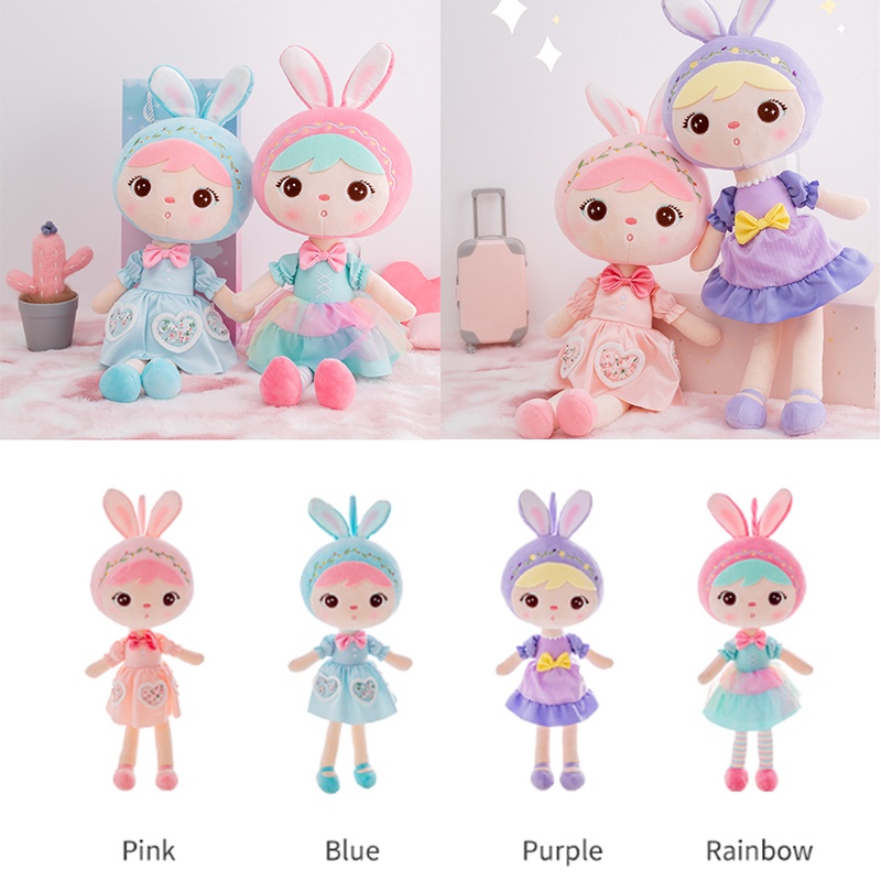 Búp Bê Thỏ Nhồi Bông Mềm Mại Xinh Xắn Phong Cách lolita