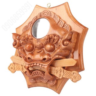 Hổ phù,minh kính,bát quái - Gỗ Gụ