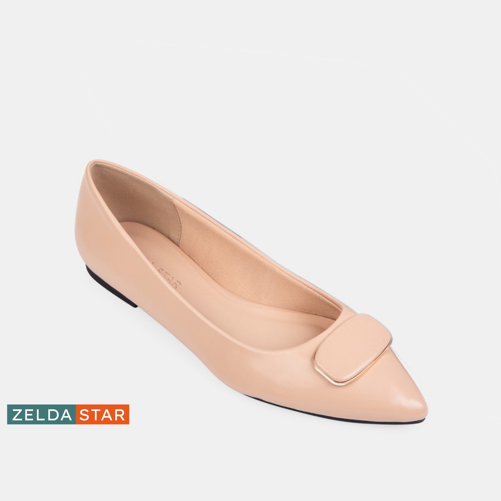 Giày búp bê Zelda Star nơ ovan đế bệt 1cm - BB0261020 | BigBuy360 - bigbuy360.vn