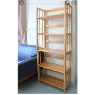Kệ sách gỗ 5 tầng ngang 60 _nội thất anh duy