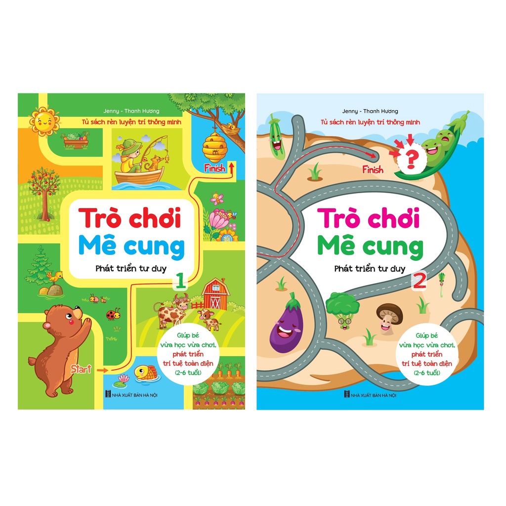 Trò Chơi Tìm Kiếm 1 - Phát triển tư duy cho trẻ 2 - 6 tuổi (1 cuốn)