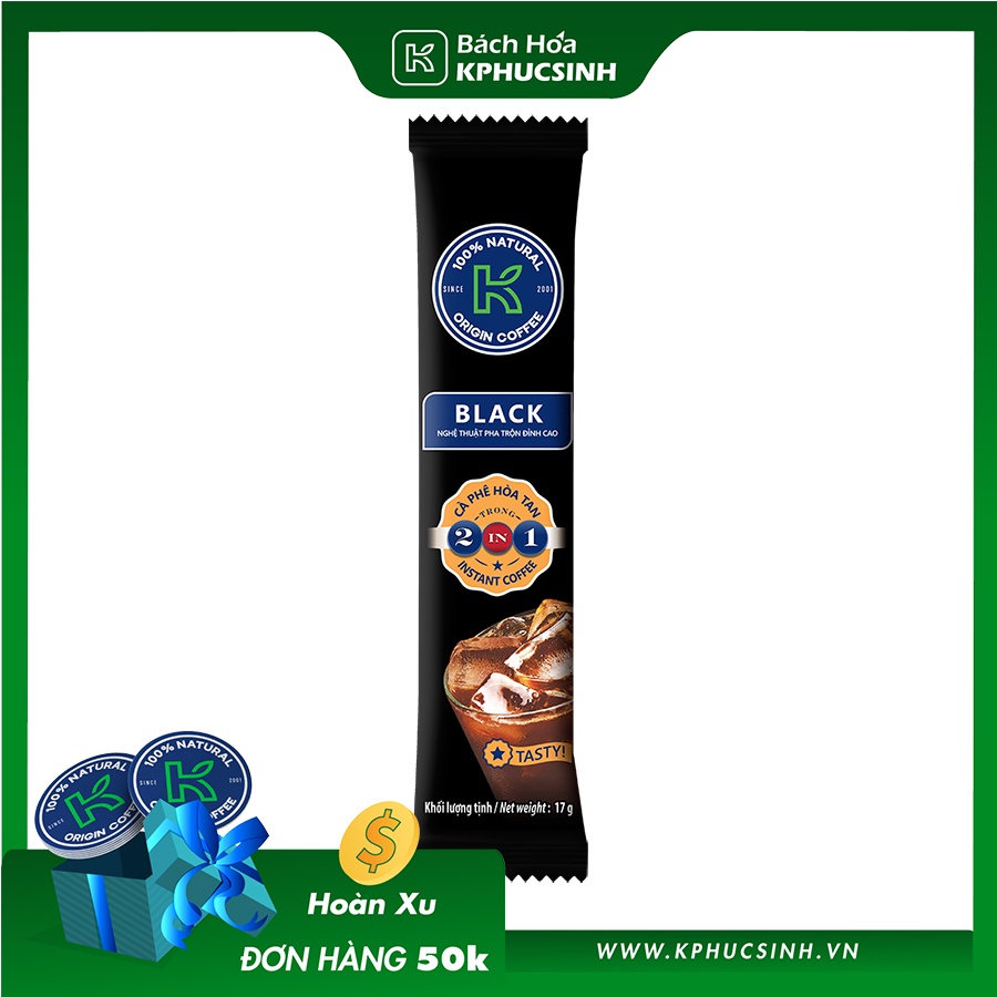 Stick Cà Phê Hòa Tan Black 2 In 1 Delight K-Coffee Chất Lượng | BigBuy360 - bigbuy360.vn