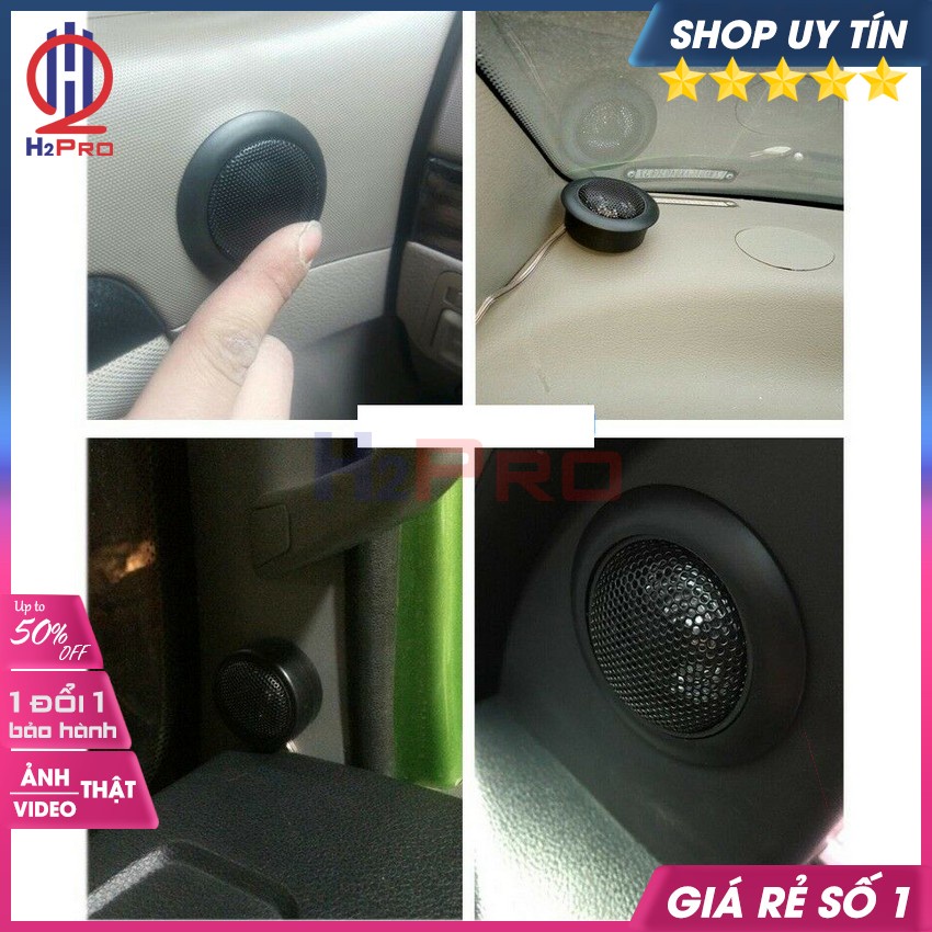 Đôi Loa Treble Ts-T120 Cao Cấp 250W-4 Ôm Dùng Trên Ô Tô, Xe Hơi Âm Thanh Trong Trẻo, Lắp Vừa Hầu Hết Xe Oto-H2Pro Audio