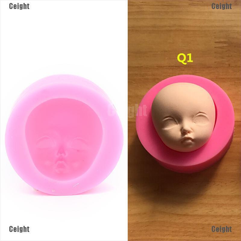 1 Khuôn Làm Bánh / Xà Phòng / Sô Cô La Handmade Bằng Silicone Hình Em Bé