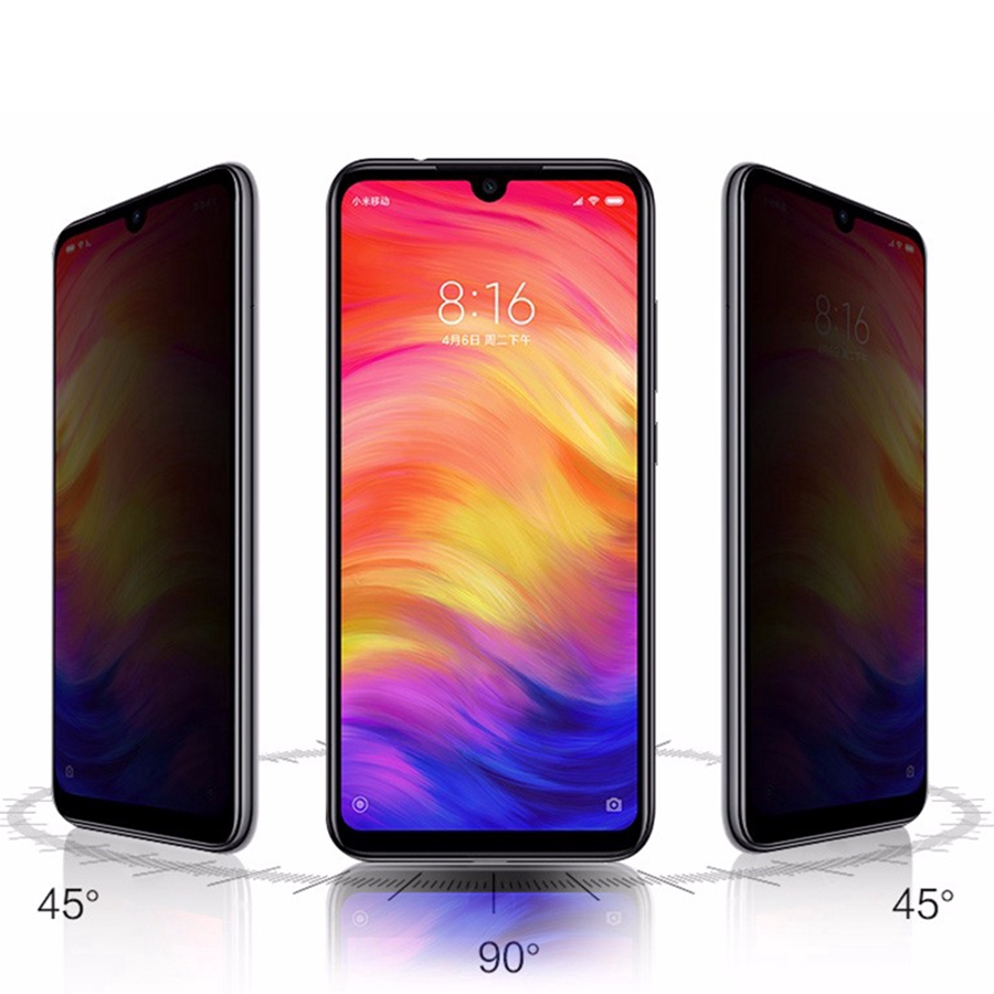 Kính Cường Lực 9h Chống Nhìn Trộm Cho Xiaomi Redmi Note 7