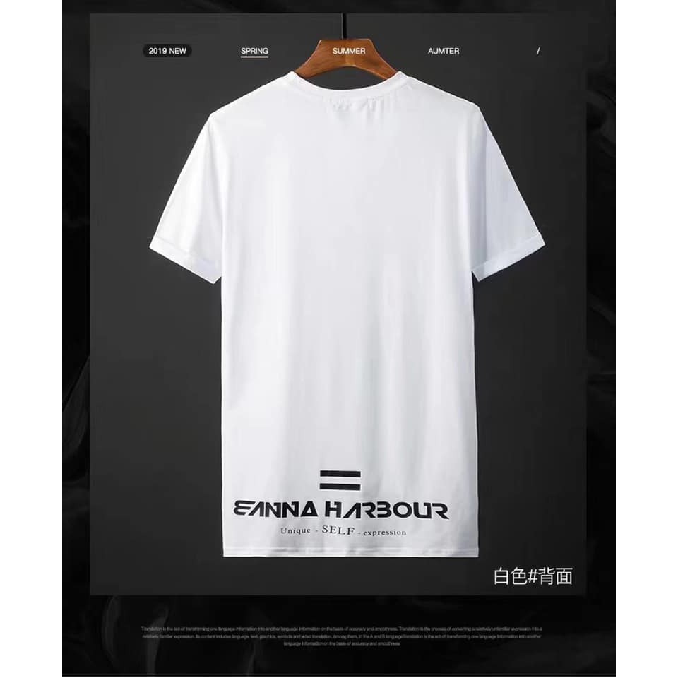 Áo Tee Korea Harbour Banna hạt vuông đuôi tôm chính hãng [ hot trend ]