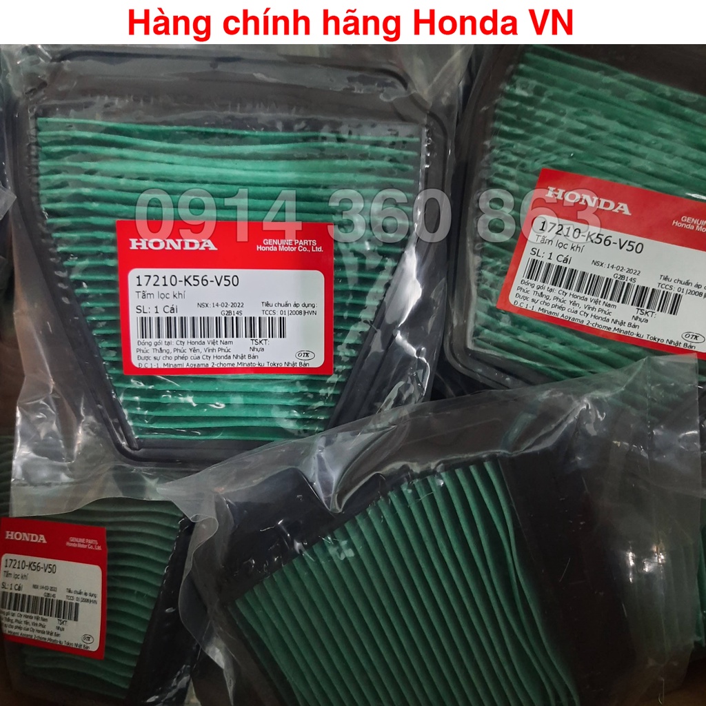 Lọc gió Winner X, Winner 150, Sonic zin  Honda