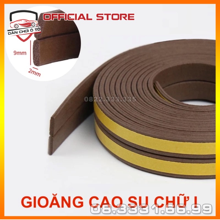 Roong i, Gioăng cao su chữ I chống ồn, ngăn Bụi dán khuôn cửa loại tốt đàn hồi bền bỉ
