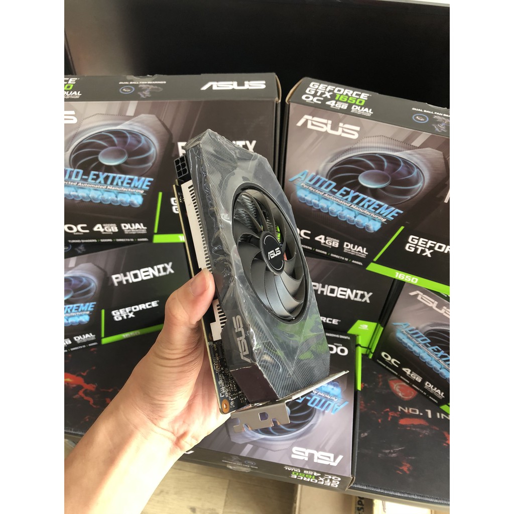 Card màn hình Asus GTX 1650 4GB D6 bản 1fan, likenew, bảo hành 1/2024 | BigBuy360 - bigbuy360.vn