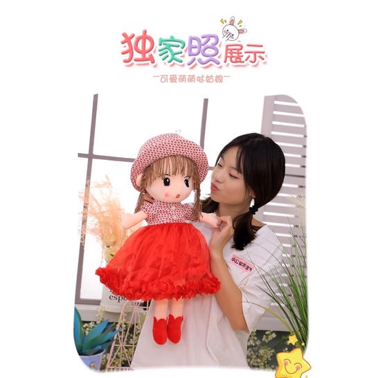 Búp bê váy chùm cao cấp 60cm cho bé gái