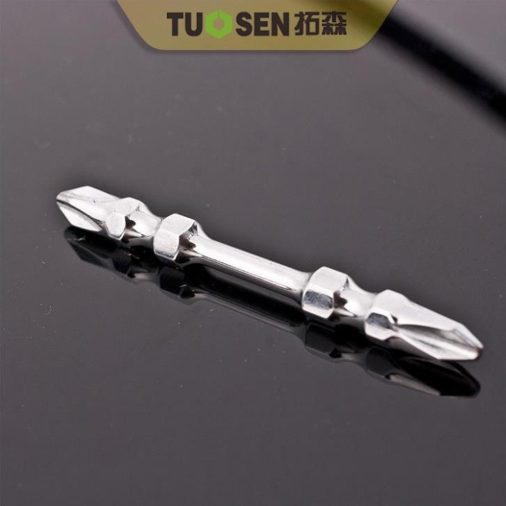 Hộp 10 mũi vặn vít 2 đầu TUOSEN - Có từ tính nam châm mạnh - Đầu bắn vít TUOSEN