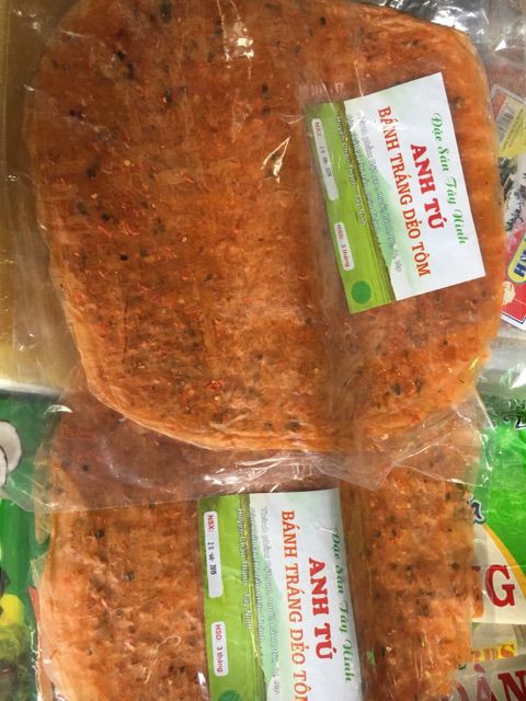 (date mới) BÁNH TRÁNG DẺO TÔM TÂY NINH ( luôn bị cháy hàng) bịch 320gram | BigBuy360 - bigbuy360.vn