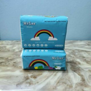 1 thùng 30 gói giấy ăn cầu vồng my lan 100 tờ/ 3 lớp