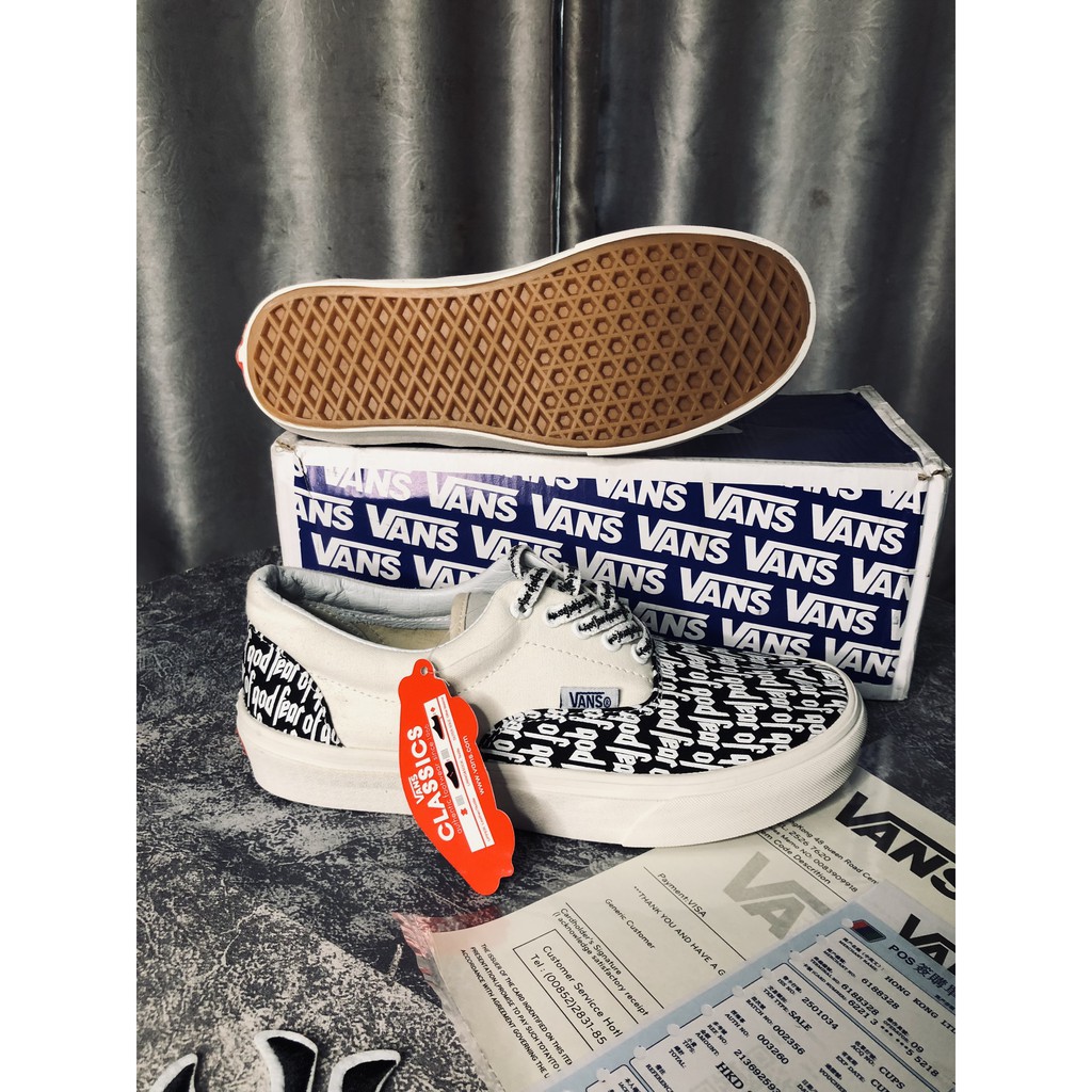 GIÀY VANS FOG FEAR OF GOD LÓT GÓT DA - GIÀY VANS CHỮ  .by sannguyen