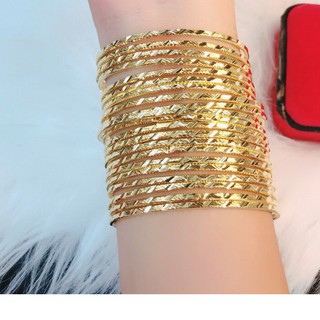 Bộ 7 Vòng Ximen mạ vàng 18k cao cấp thiết kế độc đáo có khóa, bền màu VX19