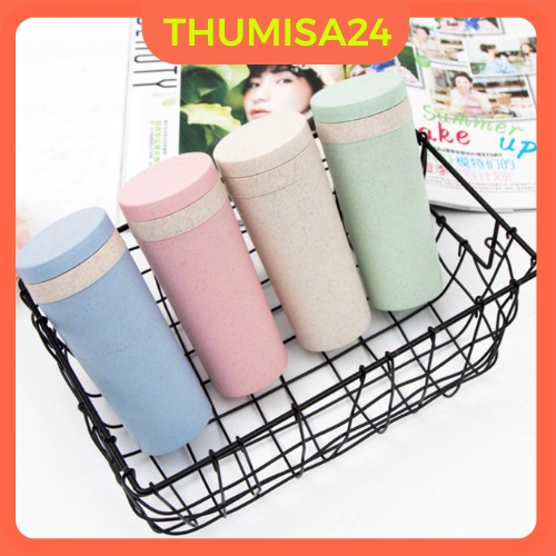 Ly Đựng Nước Lúa Mạch Có Dây Xách 300ml