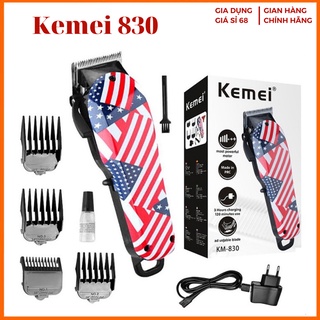 Tông đơ cắt tóc gia đình không dây kemei km-830,tăng đơ cắt tóc cho salon, thợ chuyên nghiệp