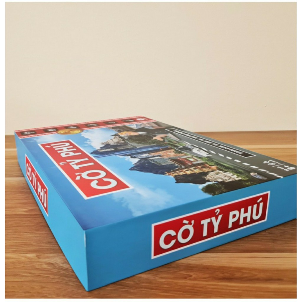 Cờ tỷ phú Monopoly cao cấp chính hãng - BOARD GAME VIỆT HÓA BẢN MỚI HIT HOT tiếng Việt tiền Việt polime