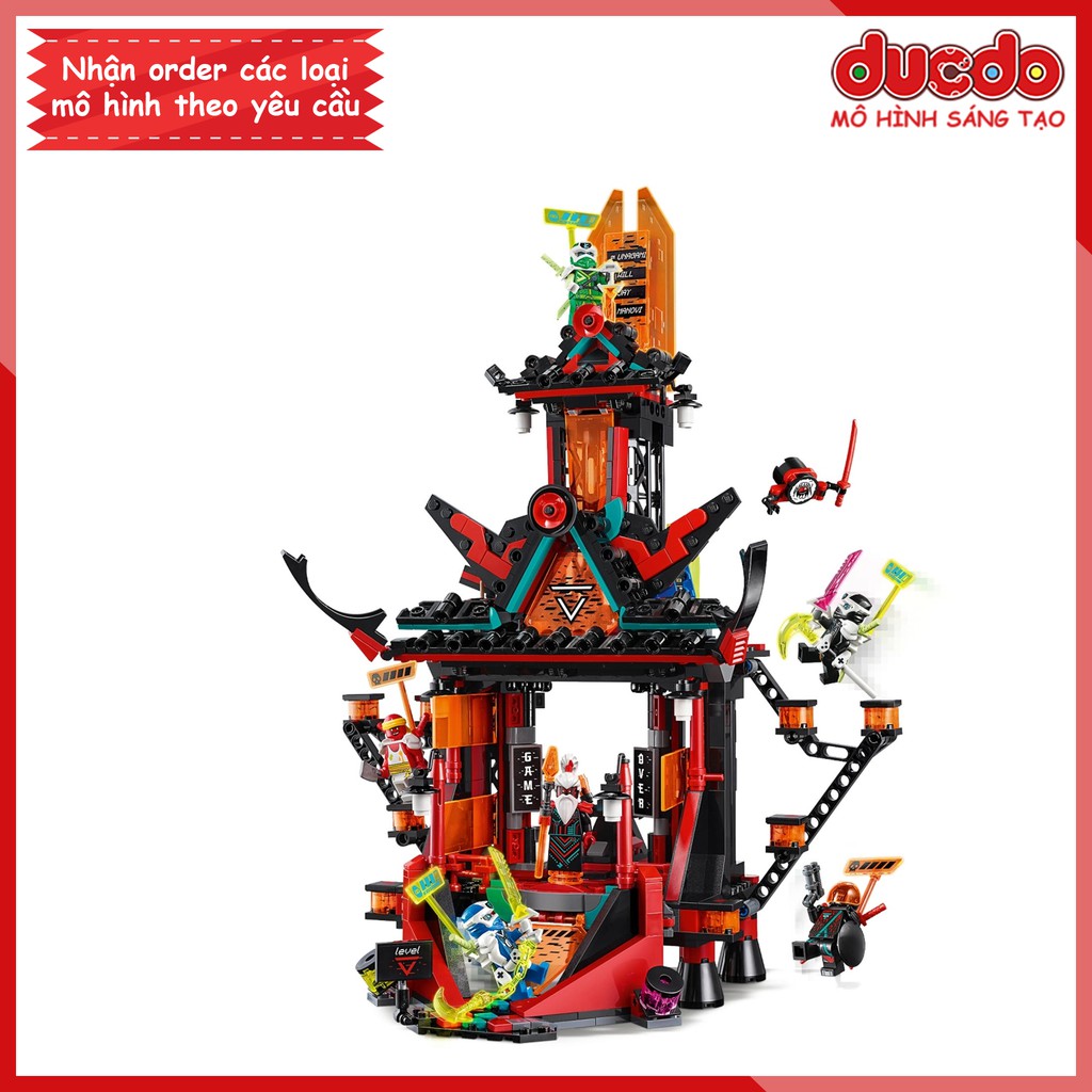 LARI 11489 Lắp ghép Ninjago Tu viện của đế chế Madness - Đồ chơi Xếp hình Mô hình Ninja 71712 Bela