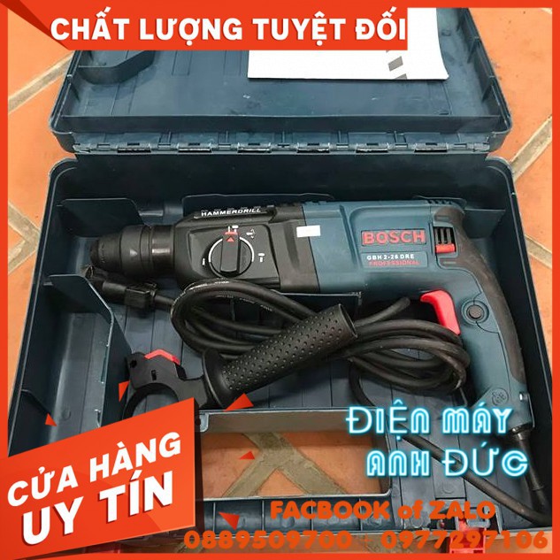 Máy Khoan Bê Tông Bosch 2-26 DRE bảo hành 6 tháng ( New )