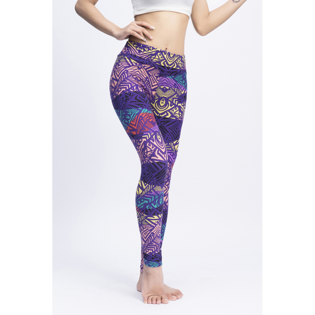 Quần Legging BIG SIZE cho người BÉO từ 70kg-85kg- [HÀNG XUẤT DƯ, SIÊU CO GIÃN] -  Gym, Yoga Nữ, Họa Tiết 357