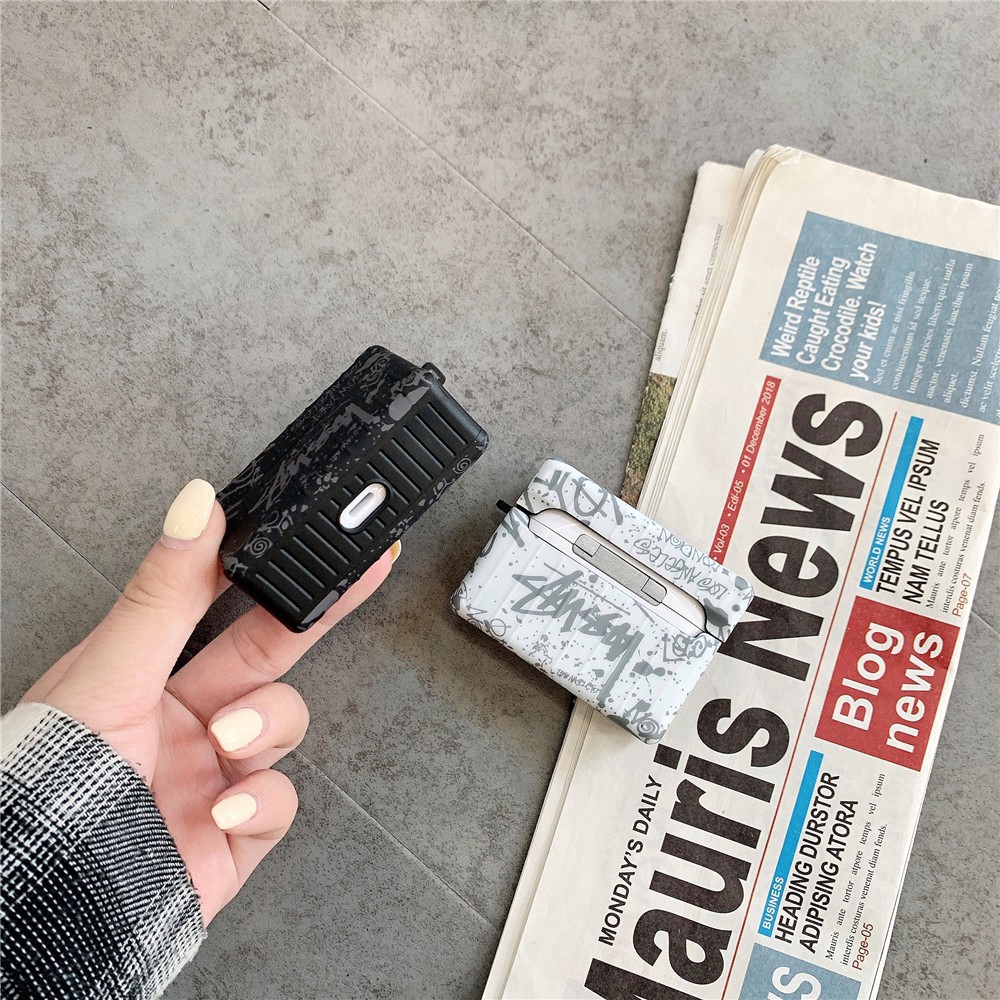 Ốp bảo vệ hộp sạc tai nghe bằng silicon họa tiết Stussy thời trang thích hợp cho Airpods pro Airpods 3 gen3 Airpods 2