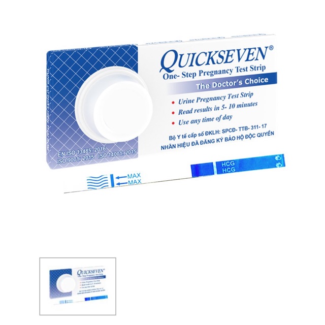 Que thử thai Quickseven( 1 que test)