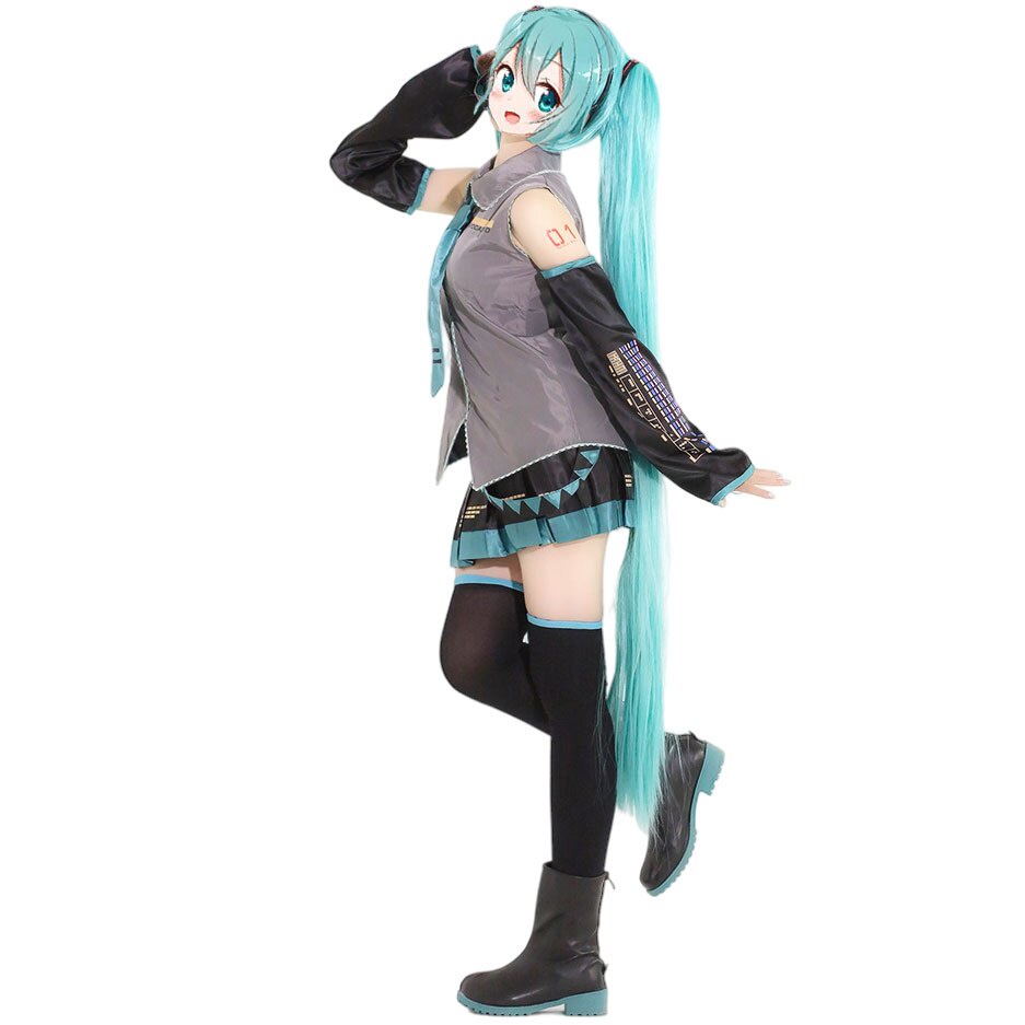 Bộ Tóc Giả Midi Hóa Trang Nhân Vật Vocaloid Miku Nhật Bản Cho Người Mới Bắt Đầu