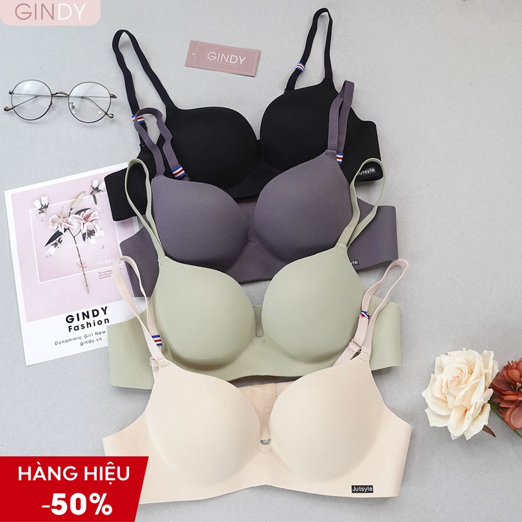 Áo lót nữ GINDY nâng ngực thiết kế không gọng không hằn đường may AL0221001